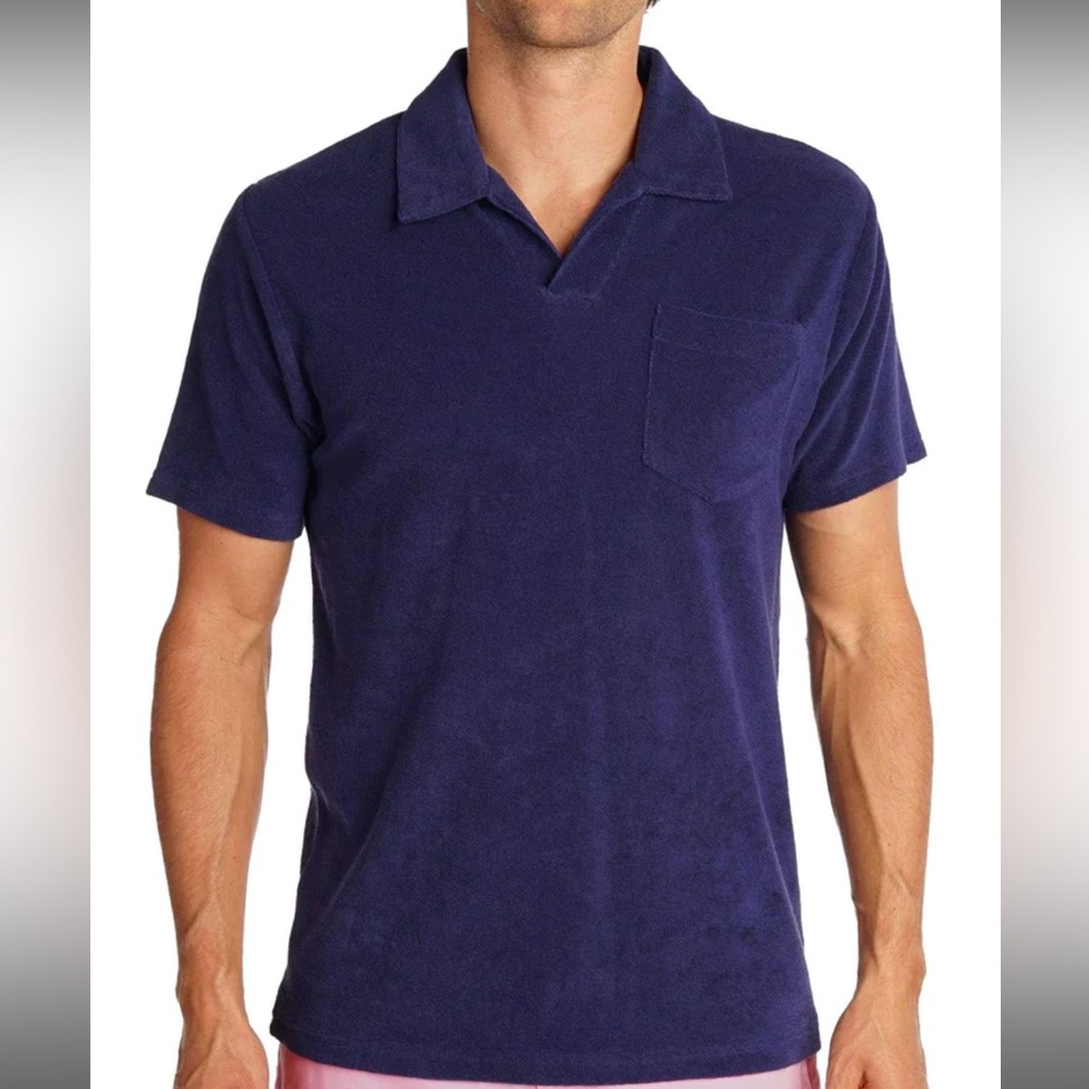 Criquet Terry Cloth Polo Teal